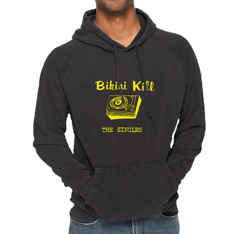 The Singles Of Bikini Kill Vintage Hoodie by RandallMitchell | Artistshot