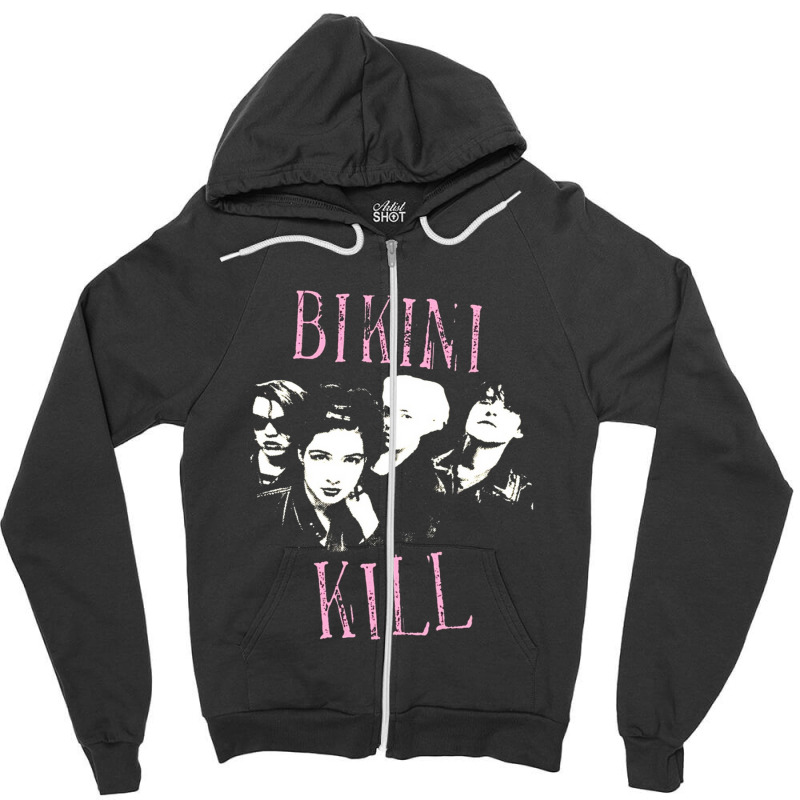 The Group - Bikini Kill Zipper Hoodie by RandallMitchell | Artistshot