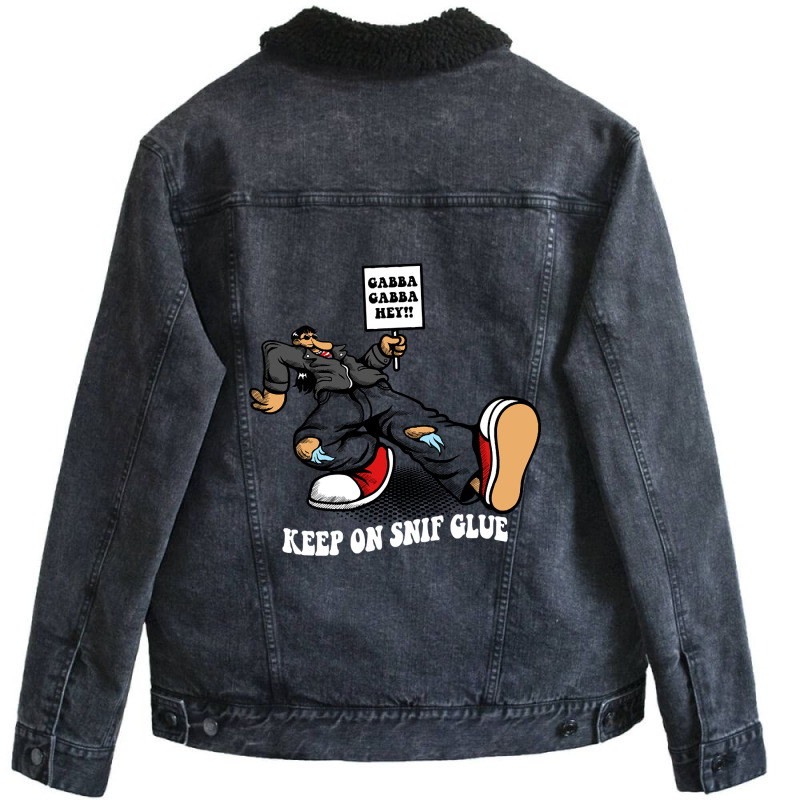 Keep On Snif Glue Unisex Sherpa-lined Denim Jacket | Artistshot