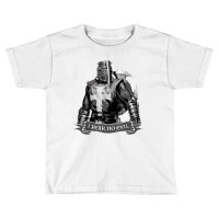 Crusader I Fear No Evil Knight Templar Warrior Of God T Shirt Toddler T-shirt | Artistshot