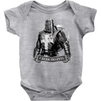 Crusader I Fear No Evil Knight Templar Warrior Of God T Shirt Baby Bodysuit | Artistshot