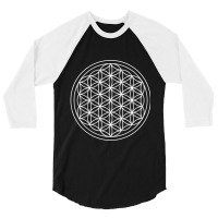 Flower Of Life Sacred Geometry 3/4 Sleeve Shirt | Artistshot