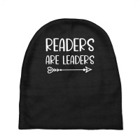 Book Lovers Outfit Reading Library Readers Are Leaders Baby Beanies | Artistshot