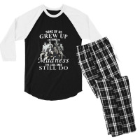 Some Of Us The Madness Ret Men's 3/4 Sleeve Pajama Set | Artistshot