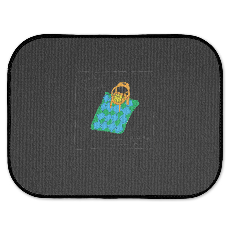 Sometimes I Sit Rear Car Mat | Artistshot