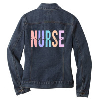 Nephrology Nurse Dialysis Nursing Kidney Rn Nurse Ladies Denim Jacket | Artistshot