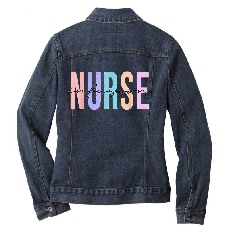 Nephrology Nurse Dialysis Nursing Kidney Rn Nurse Ladies Denim Jacket by MICHAELSCOTTREXEL | Artistshot