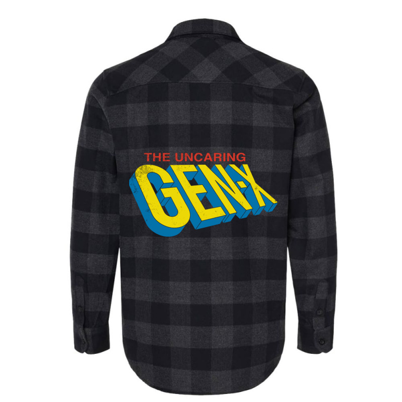 The Uncaring Gen X Vintage Distressed Superhero Co Flannel Shirt by Doannoki | Artistshot