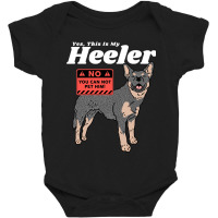 Heeler Dog Owner Australian Cattle Dog Blue Heeler-zhplz Baby Bodysuit | Artistshot