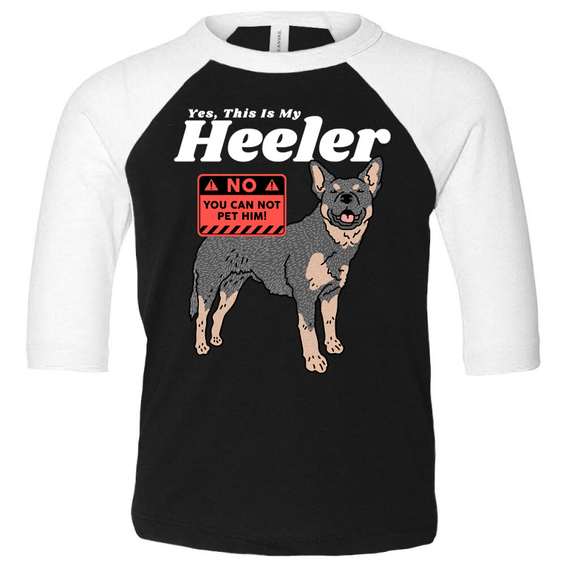 Heeler Dog Owner Australian Cattle Dog Blue Heeler-zhplz Toddler 3/4 Sleeve Tee by Box Bingham | Artistshot