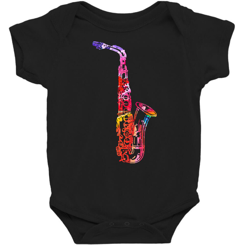 Saxophone Instrument T  Shirtsaxophone Instrument Saxo Lover Gift For Baby Bodysuit by sbraun223 | Artistshot