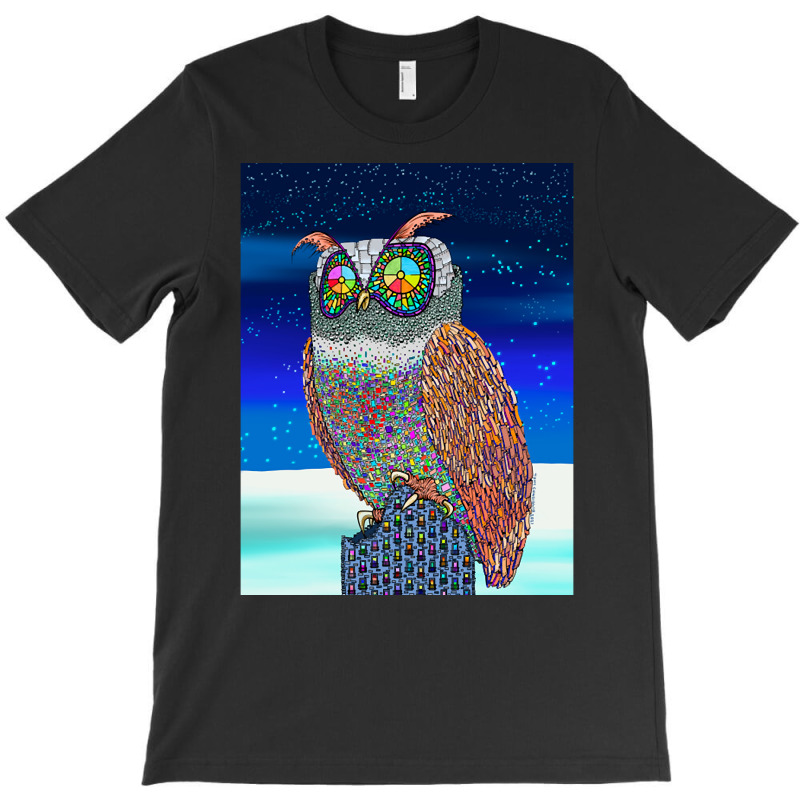 The Mechanical Night Owl T-shirt | Artistshot