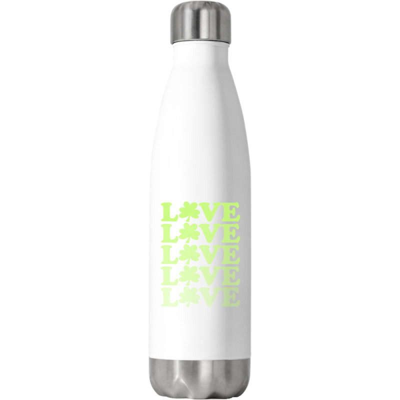 St Patrick Day Love T  Shirtst Patrick Day Love Stainless Steel Water Bottle | Artistshot