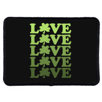 St Patrick Day Love T  Shirtst Patrick Day Love Rectangle Patch | Artistshot