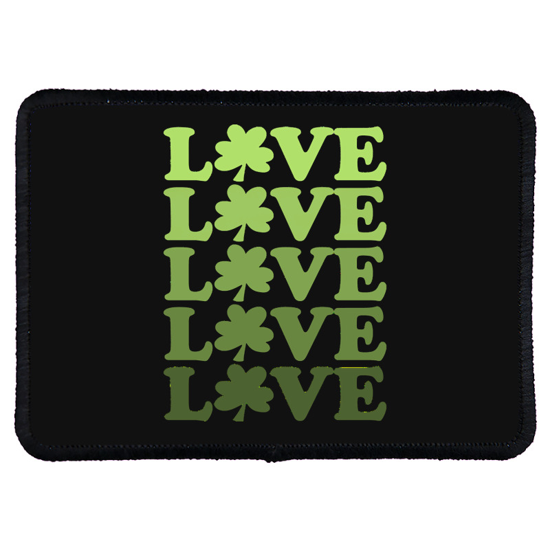 St Patrick Day Love T  Shirtst Patrick Day Love Rectangle Patch | Artistshot