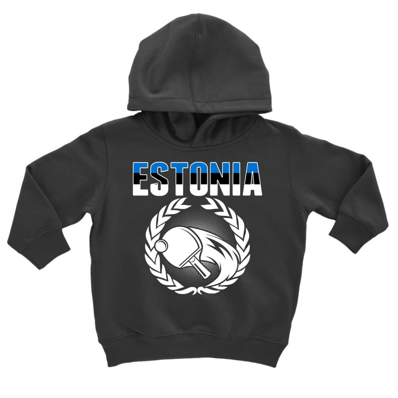 Estonia Ping Pong Lovers   Estonian Table Tennis Supporters Pullover H Toddler Hoodie | Artistshot