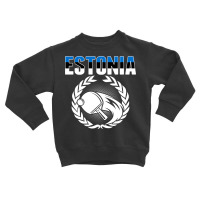 Estonia Ping Pong Lovers   Estonian Table Tennis Supporters Pullover H Toddler Sweatshirt | Artistshot