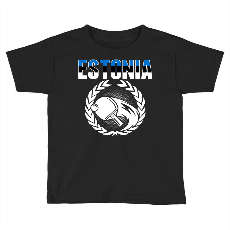 Estonia Ping Pong Lovers   Estonian Table Tennis Supporters Pullover H Toddler T-shirt | Artistshot