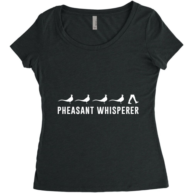 The Pheasant Whisperer Women's Triblend Scoop T-shirt by Jerhogen528 | Artistshot