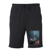 Auckland City Painting Fleece Short | Artistshot