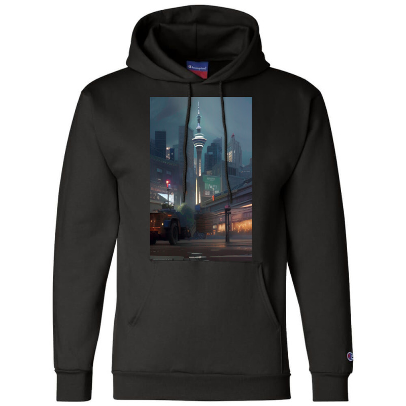 Auckland City Painting Champion Hoodie by SoniaAlt | Artistshot