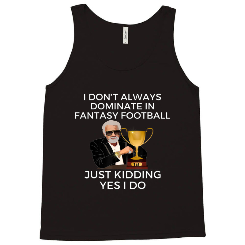 Funny Fantasy Football Champion Fantasy Tank Top | Artistshot