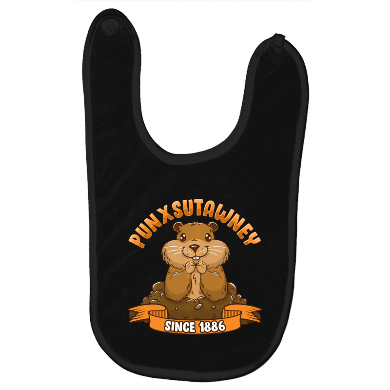 Funny Groundhog Day Phil Cute Ground Hog Punxsutawney Baby Bibs | Artistshot