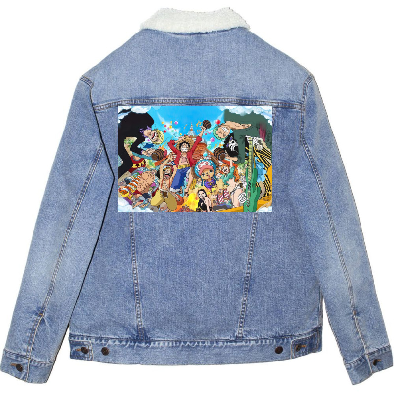 One Piece Unisex Sherpa-lined Denim Jacket | Artistshot