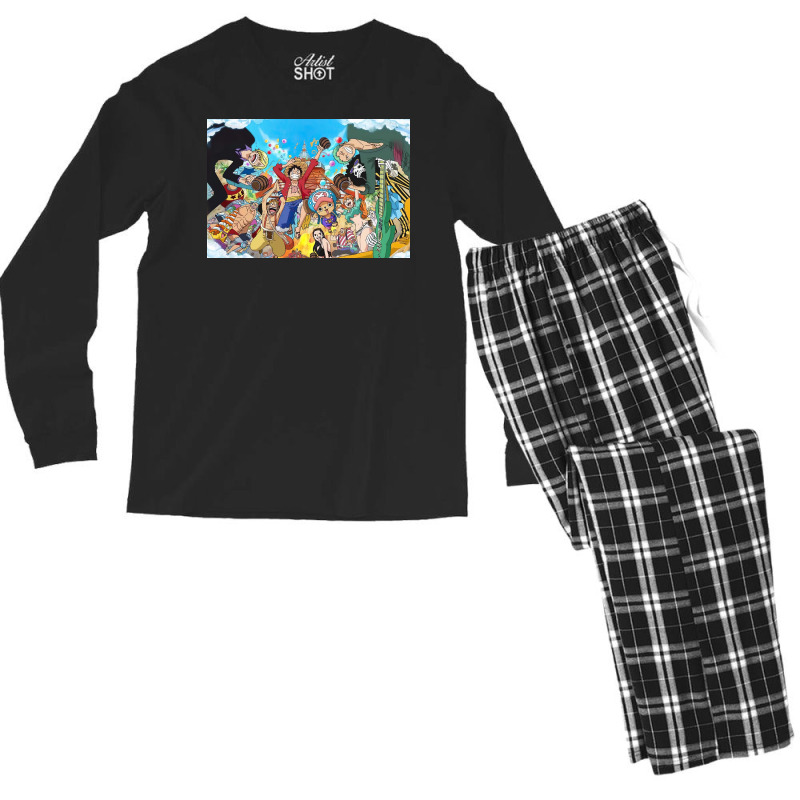 One Piece Men's Long Sleeve Pajama Set | Artistshot