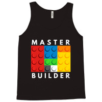 Master Builder Building Blocks Brick Builders Toys Gift Tank Top | Artistshot