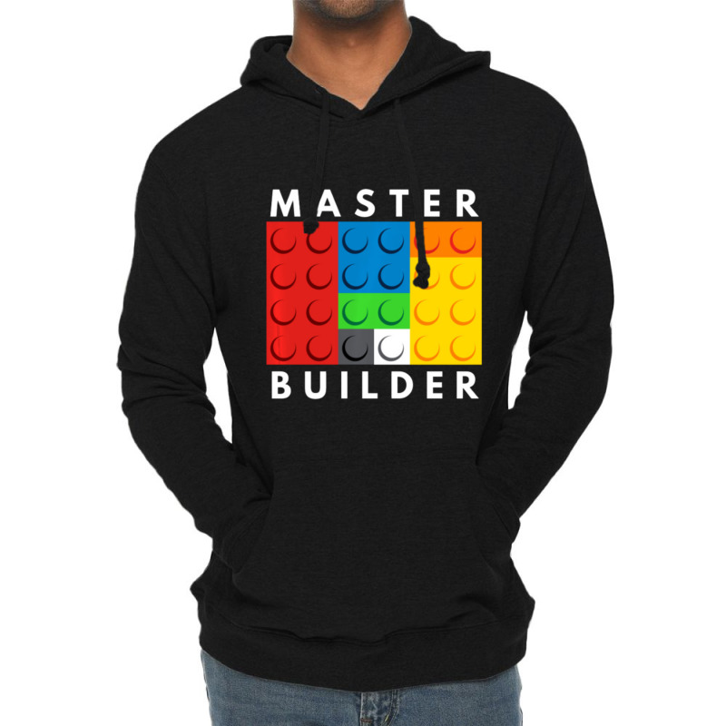 Master Builder Building Blocks Brick Builders Toys Gift Lightweight Hoodie | Artistshot