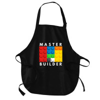 Master Builder Building Blocks Brick Builders Toys Gift Medium-length Apron | Artistshot