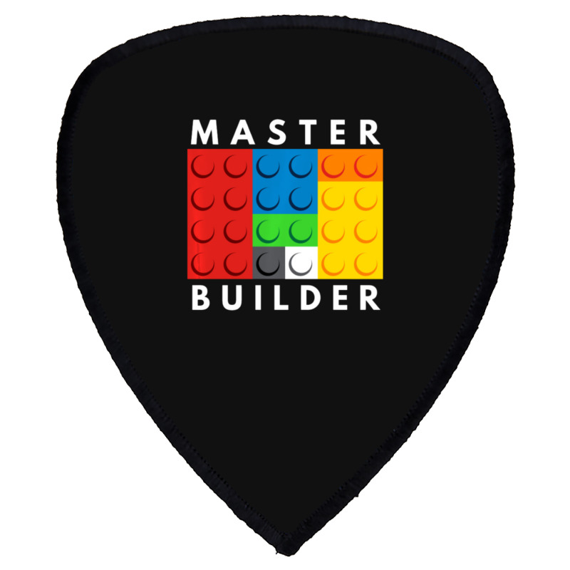 Master Builder Building Blocks Brick Builders Toys Gift Shield S Patch | Artistshot