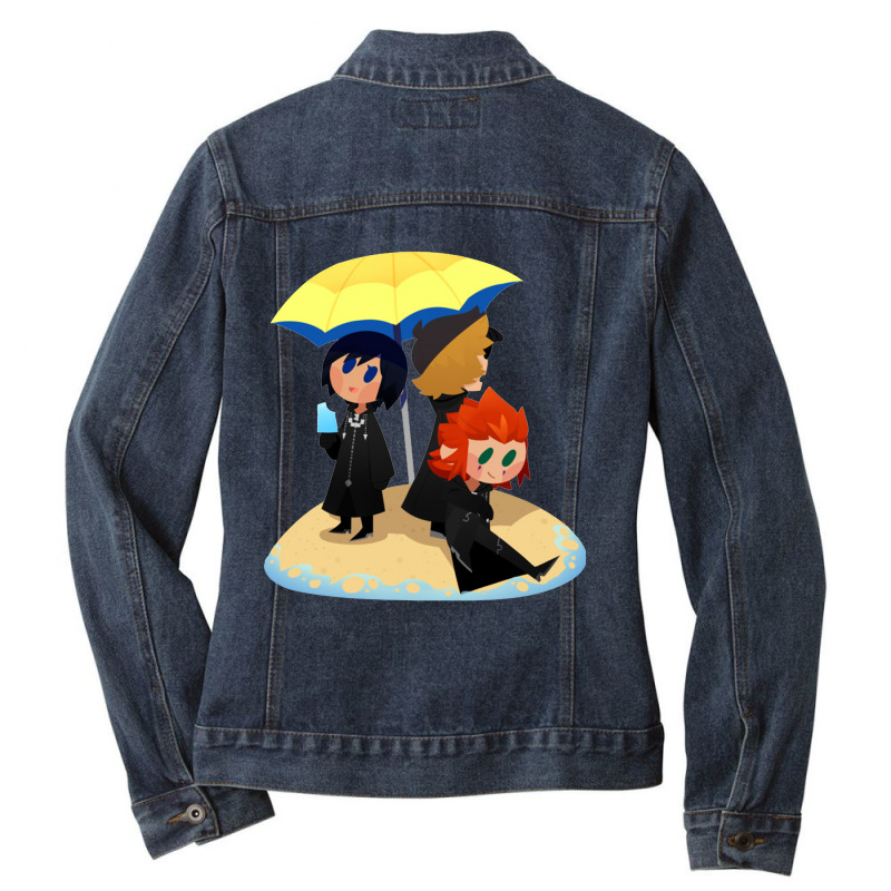 Sea Salt Trio Kids Ladies Denim Jacket | Artistshot