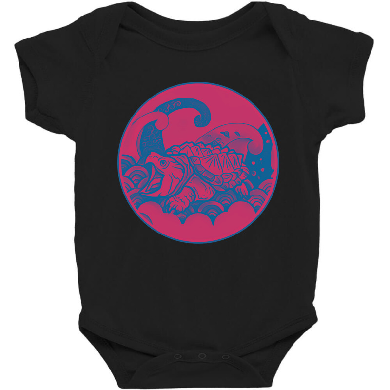 Alligator Snapping Turtle - Reptile - Nature - Alligator Baby Bodysuit | Artistshot