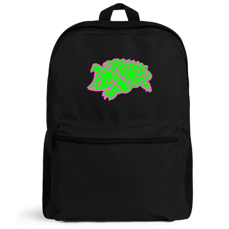 Alligator Snapping Turtle - Reptile - Wildlife - Animal Attack Backpack | Artistshot