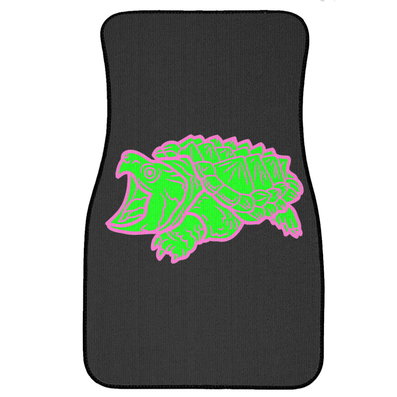 Alligator Snapping Turtle - Reptile - Wildlife - Animal Attack Front Car Mat | Artistshot