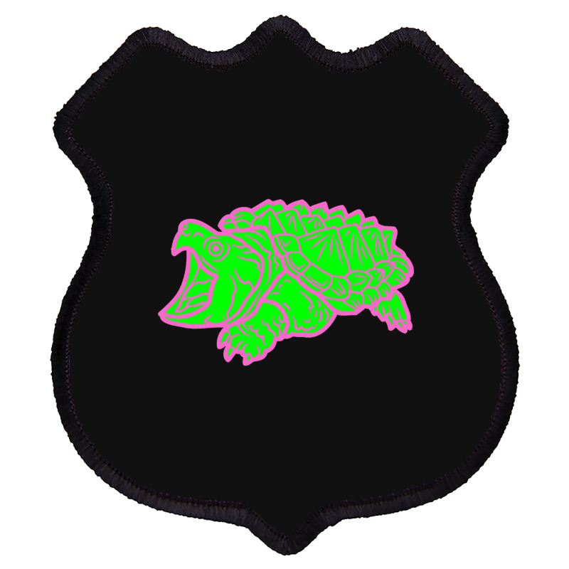 Alligator Snapping Turtle - Reptile - Wildlife - Animal Attack Shield Patch | Artistshot