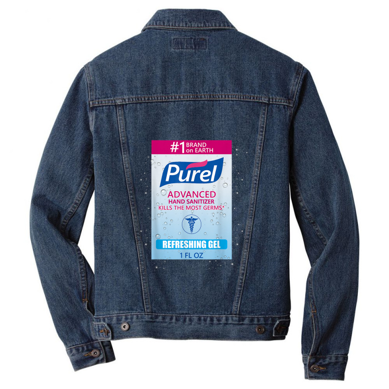 Hand Sanitizer Last Minute Funny Halloween Costume Men Denim Jacket by DanielEricJagd | Artistshot