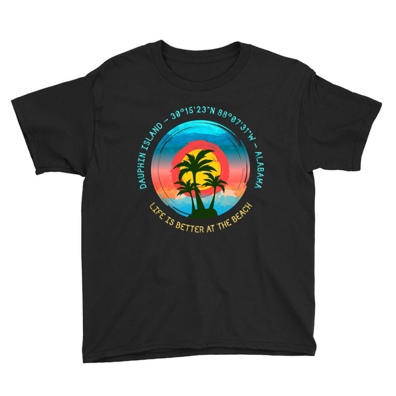 American Beaches - Dauphin Island, Alabama Youth Tee by poppyallen | Artistshot