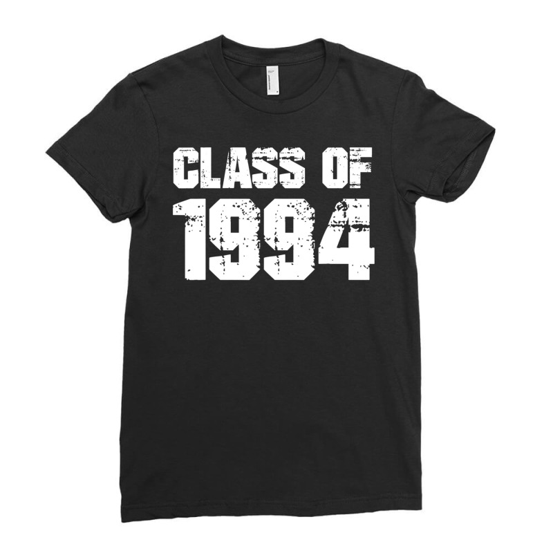 Class Of 1994 High School College Graduation Reunion Ladies Fitted T-Shirt by Min08 | Artistshot