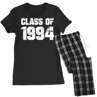 Class Of 1994 High School College Graduation Reunion Women's Pajamas Set | Artistshot