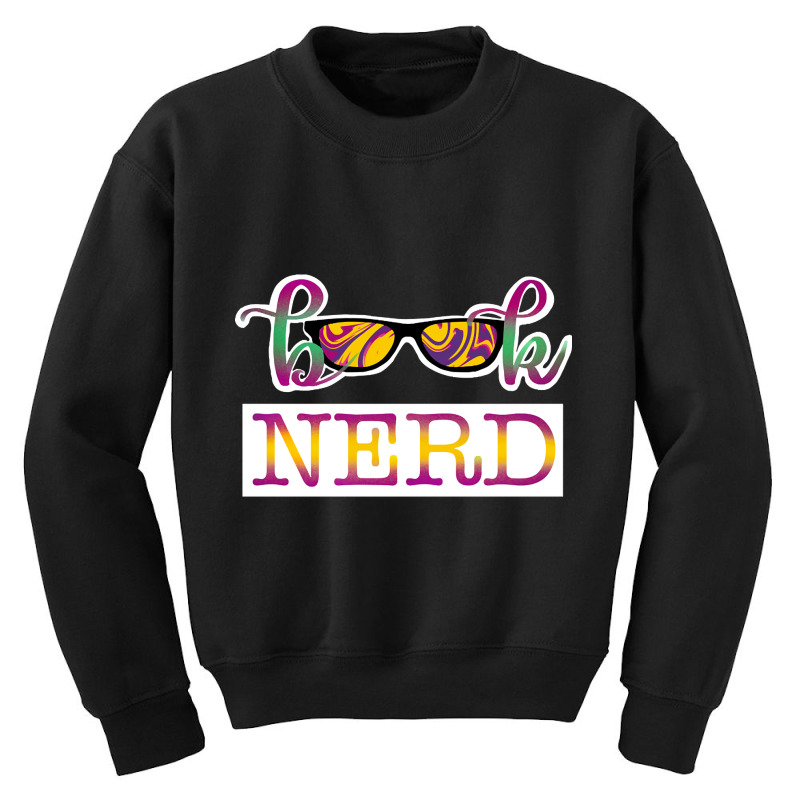 Book Nerd (3) Youth Sweatshirt by brumfieldportillo7vlpq8 | Artistshot