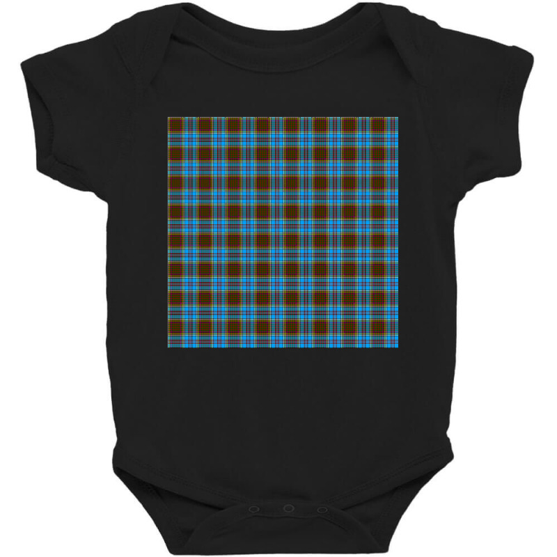 Anderson Plaid Tartan Scottish Baby Bodysuit by poppyallen | Artistshot