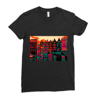 Amsterdam (2) Ladies Fitted T-shirt | Artistshot