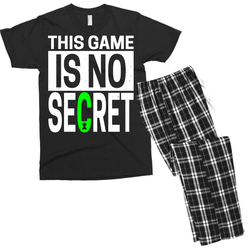 This Game Is No Secret Men's T-shirt Pajama Set | Artistshot