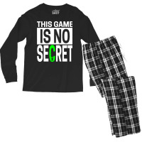 This Game Is No Secret Men's Long Sleeve Pajama Set | Artistshot