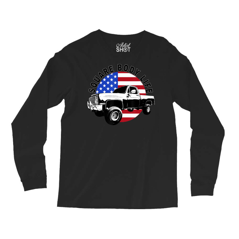 Classic Squarebody Truck 4x4 Square Body Long Sleeve Shirts by Min08 | Artistshot