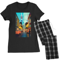 Auckland City Painting 1 Women's Pajamas Set | Artistshot