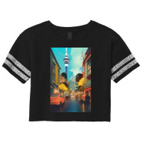 Auckland City Painting 1 Scorecard Crop Tee | Artistshot